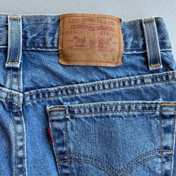 Levi’s Jeans 522 Size 1 Junior Medium Superlow Loose Fit Pre-Owned - Picture 16 of 16